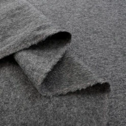 100% Italian Cashmere Jacketing - Grey 9 100% Italian Cashmere Jacketing - Grey -Croft Mill Store 100 cashmere italian coating grey fine soft wool fabric fold