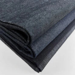 Denim 4-Piece Fabric Bundle 7 Denim 4-Piece Fabric Bundle -Croft Mill Store 4 piece 1 metre denim fabric bundle fold