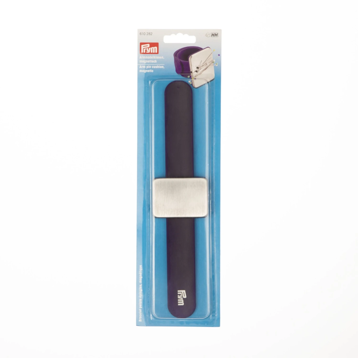Prym - Magnetic Arm Pin Cushion - Dark Violet 4 Prym - Magnetic Arm Pin Cushion - Dark Violet - Image 2