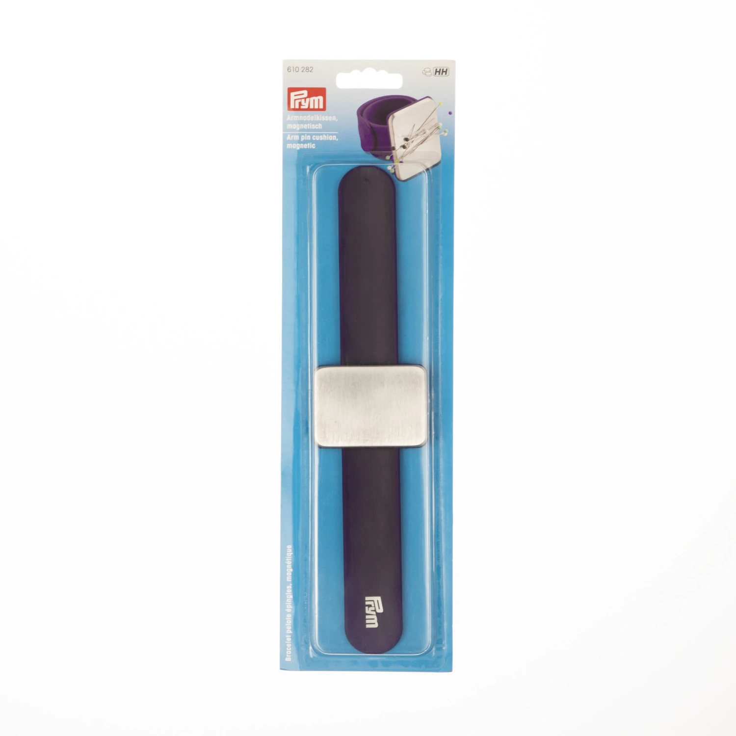 Prym - Magnetic Arm Pin Cushion - Dark Violet 3 Prym - Magnetic Arm Pin Cushion - Dark Violet