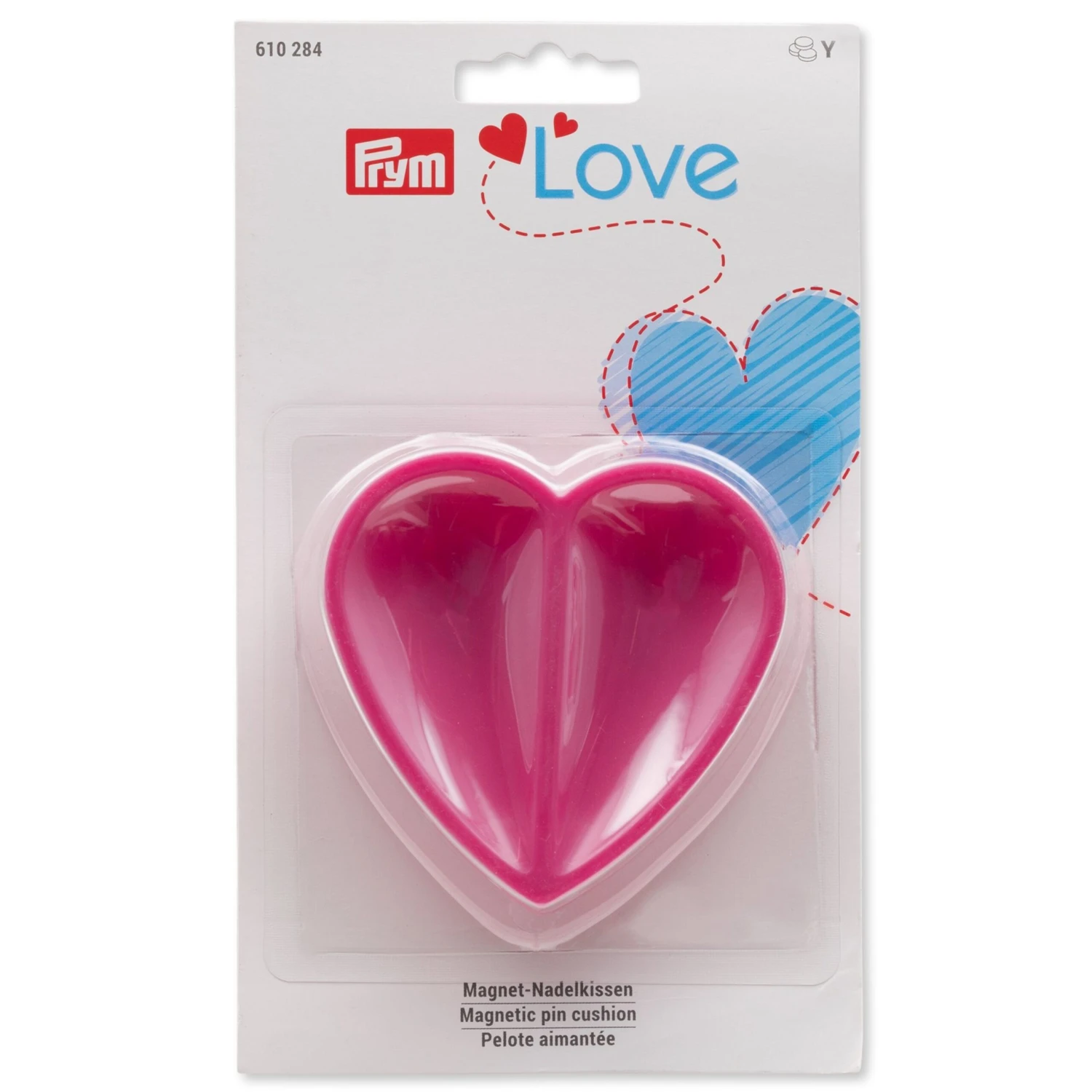 Prym Love - Heart Shaped Magnetic Pin Cushion 4 Prym Love - Heart Shaped Magnetic Pin Cushion - Image 2