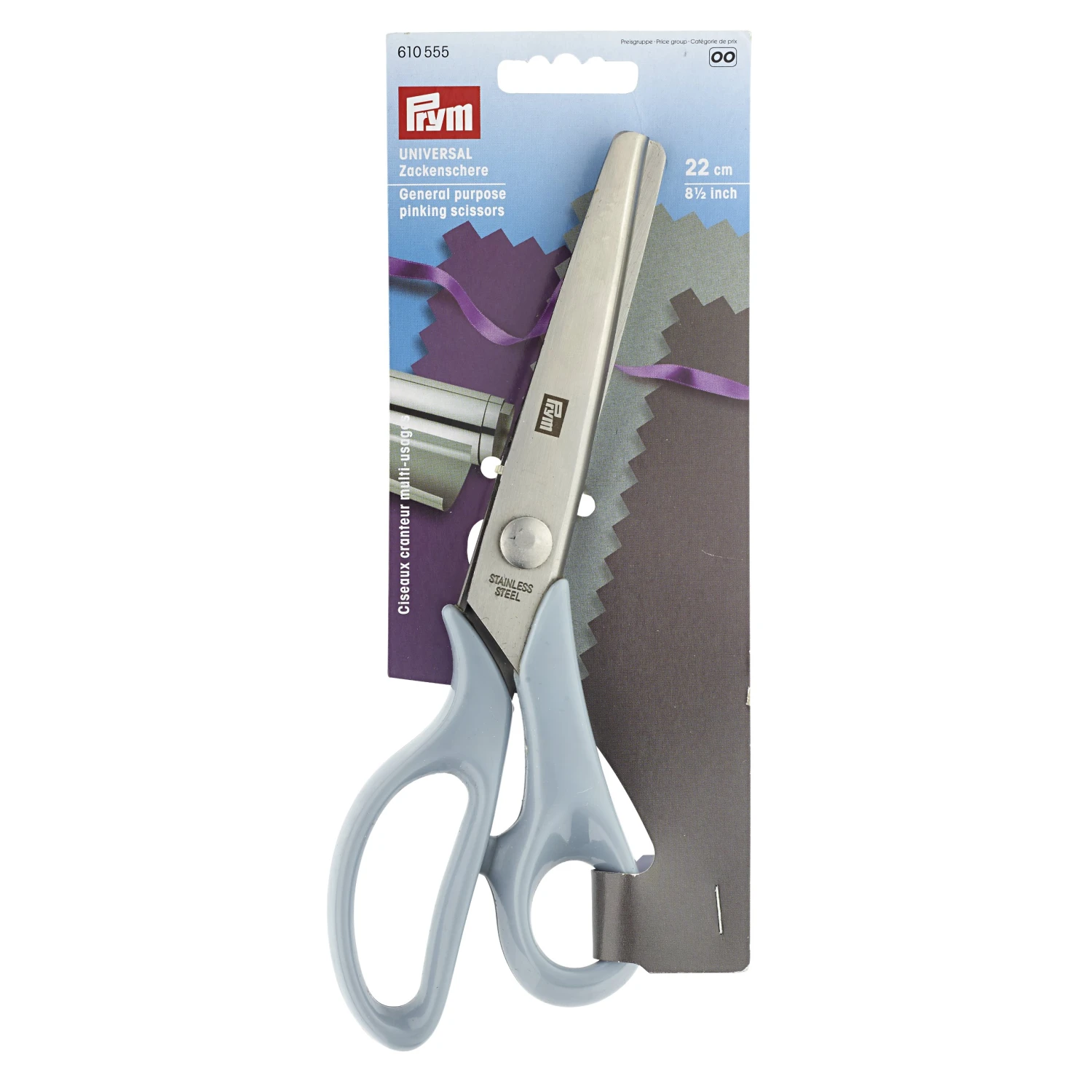 Prym - General Purpose Pinking Scissors (22cm) 3 Prym - General Purpose Pinking Scissors (22cm)