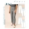 Named - Aina Trousers & Culottes Pattern (UK 4-28) 1 Named - Aina Trousers & Culottes Pattern (UK 4-28) -Croft Mill Store aina trousers and culottes pattern by named clothing nmp014 cover