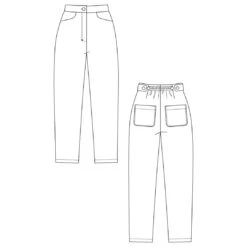 Named - Aina Trousers & Culottes Pattern (UK 4-28) 21 Named - Aina Trousers & Culottes Pattern (UK 4-28) -Croft Mill Store aina trousers and culottes pattern by named clothing nmp014 6