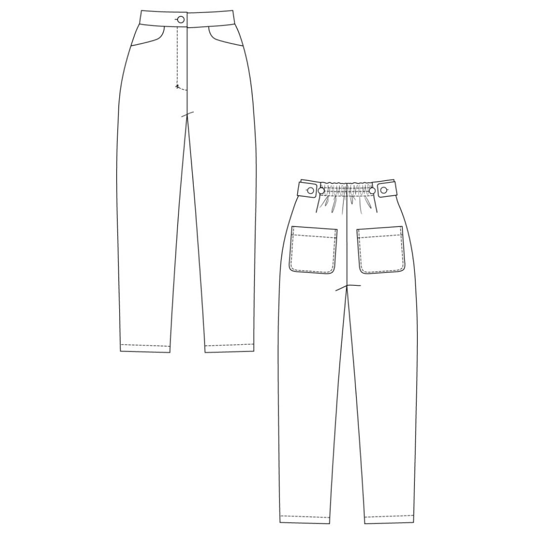 Named - Aina Trousers & Culottes Pattern (UK 4-28) 12 Named - Aina Trousers & Culottes Pattern (UK 4-28) - Image 10