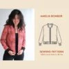 Wardrobe By Me - Amelia Bomber Jacket Pattern (Sizes 0-24) -Croft Mill Store amelia bomber jacket pattern wardrobe by me cover