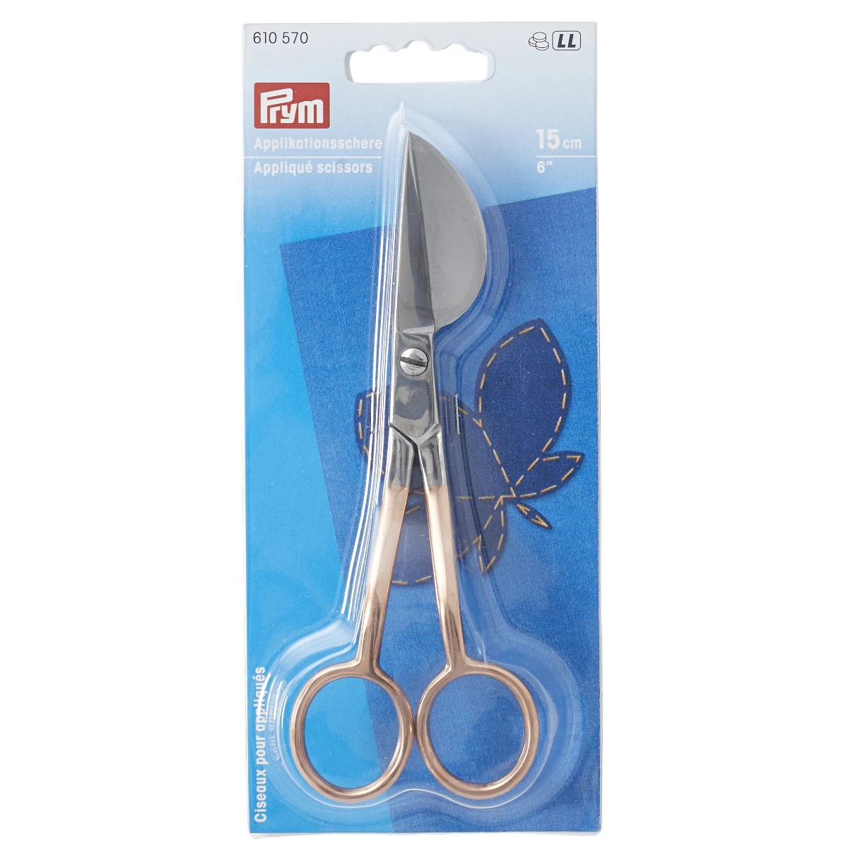 Prym - Appliqué Scissors - Rose Gold (15cm) 3 Prym - Appliqué Scissors - Rose Gold (15cm)