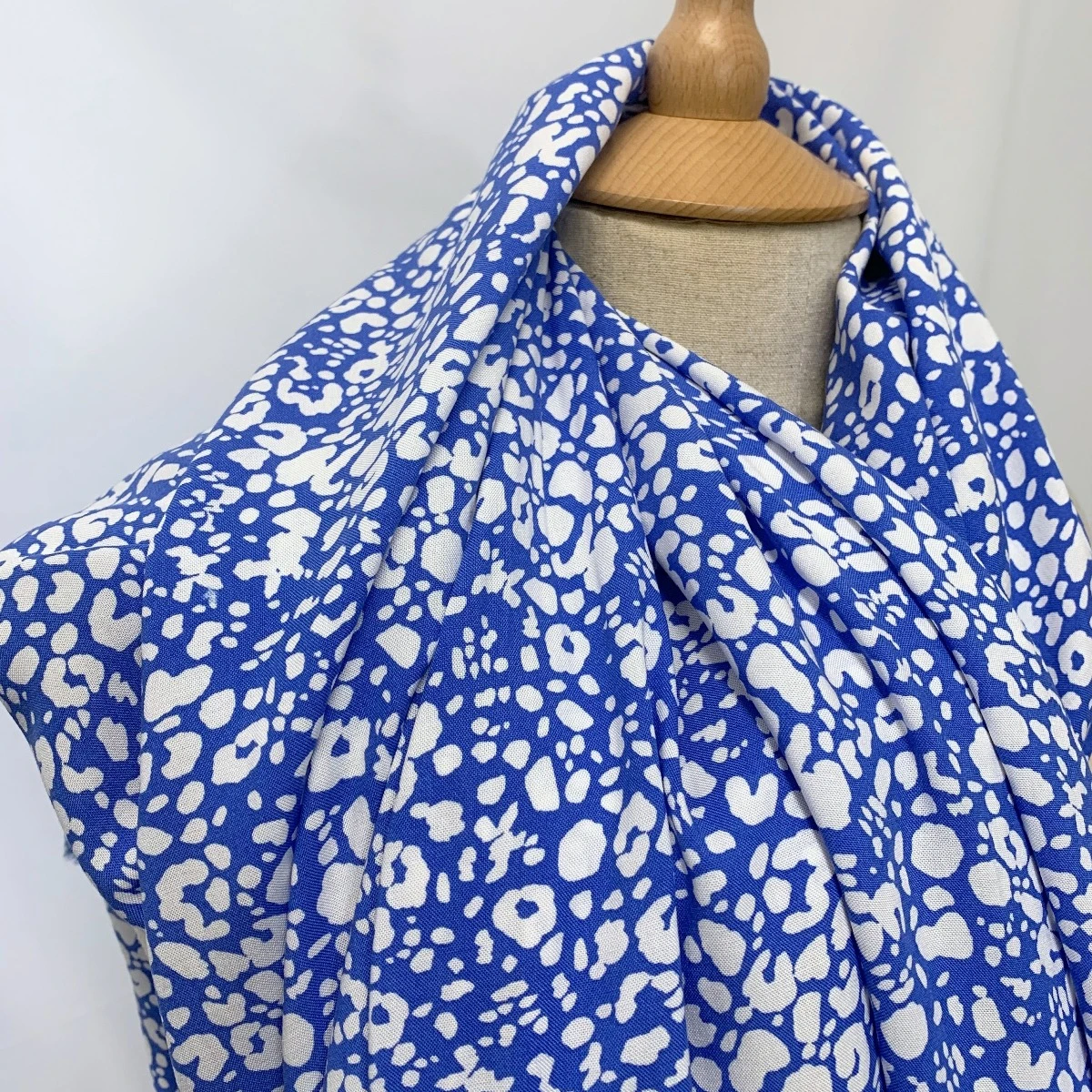 Artist's Dress - Blue Abstract 4 Artist's Dress - Blue Abstract - Image 2