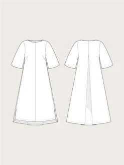 The Assembly Line - Box Pleat Dress Pattern (Sizes XS-2XL) 23 The Assembly Line - Box Pleat Dress Pattern (Sizes XS-2XL) -Croft Mill Store assembly line box pleat dress sketch gallery