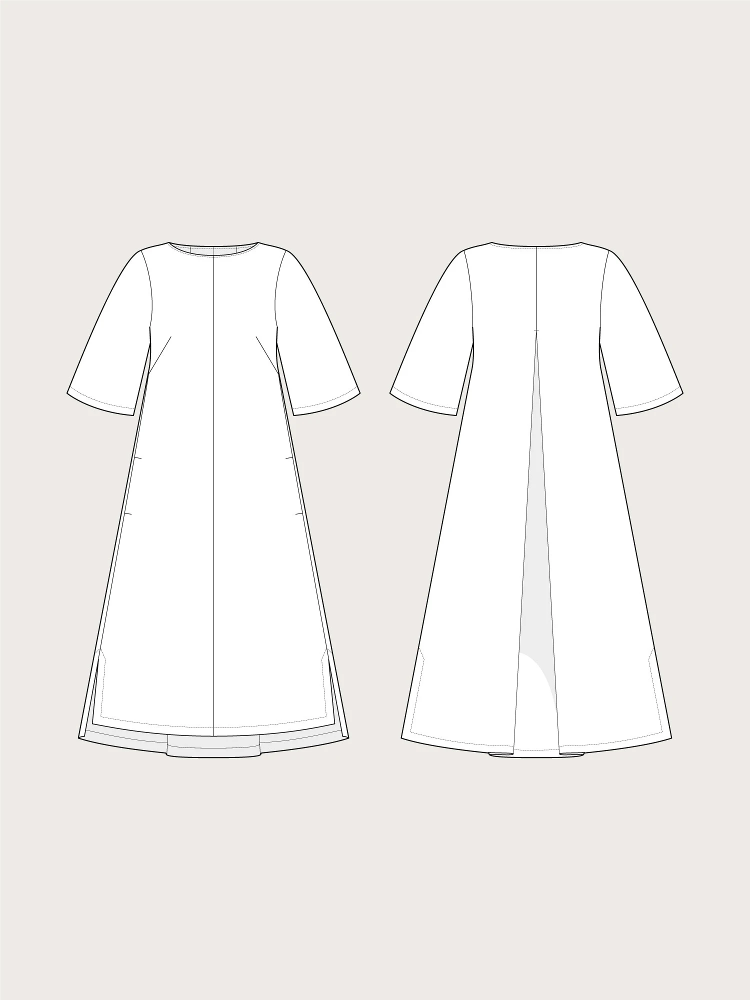 The Assembly Line - Box Pleat Dress Pattern (Sizes XS-2XL) 12 The Assembly Line - Box Pleat Dress Pattern (Sizes XS-2XL) - Image 10