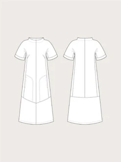 The Assembly Line - Cap Sleeve Dress Pattern (Sizes XS-2XL) 15 The Assembly Line - Cap Sleeve Dress Pattern (Sizes XS-2XL) -Croft Mill Store assembly line cap sleeve dress sketch gallery