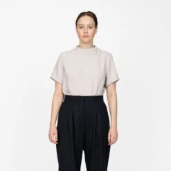 The Assembly Line - Funnel Neck Top Pattern (Sizes XS-3XL)