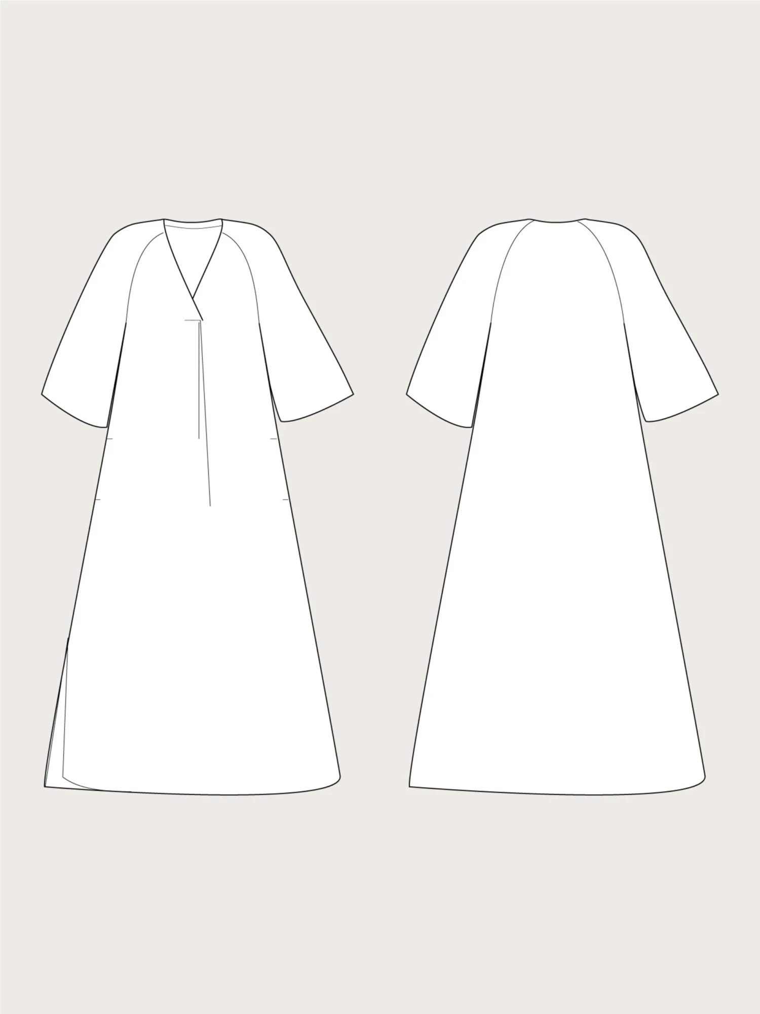 The Assembly Line - Kaftan Dress Pattern (Sizes XS-3XL) 10 The Assembly Line - Kaftan Dress Pattern (Sizes XS-3XL) - Image 8
