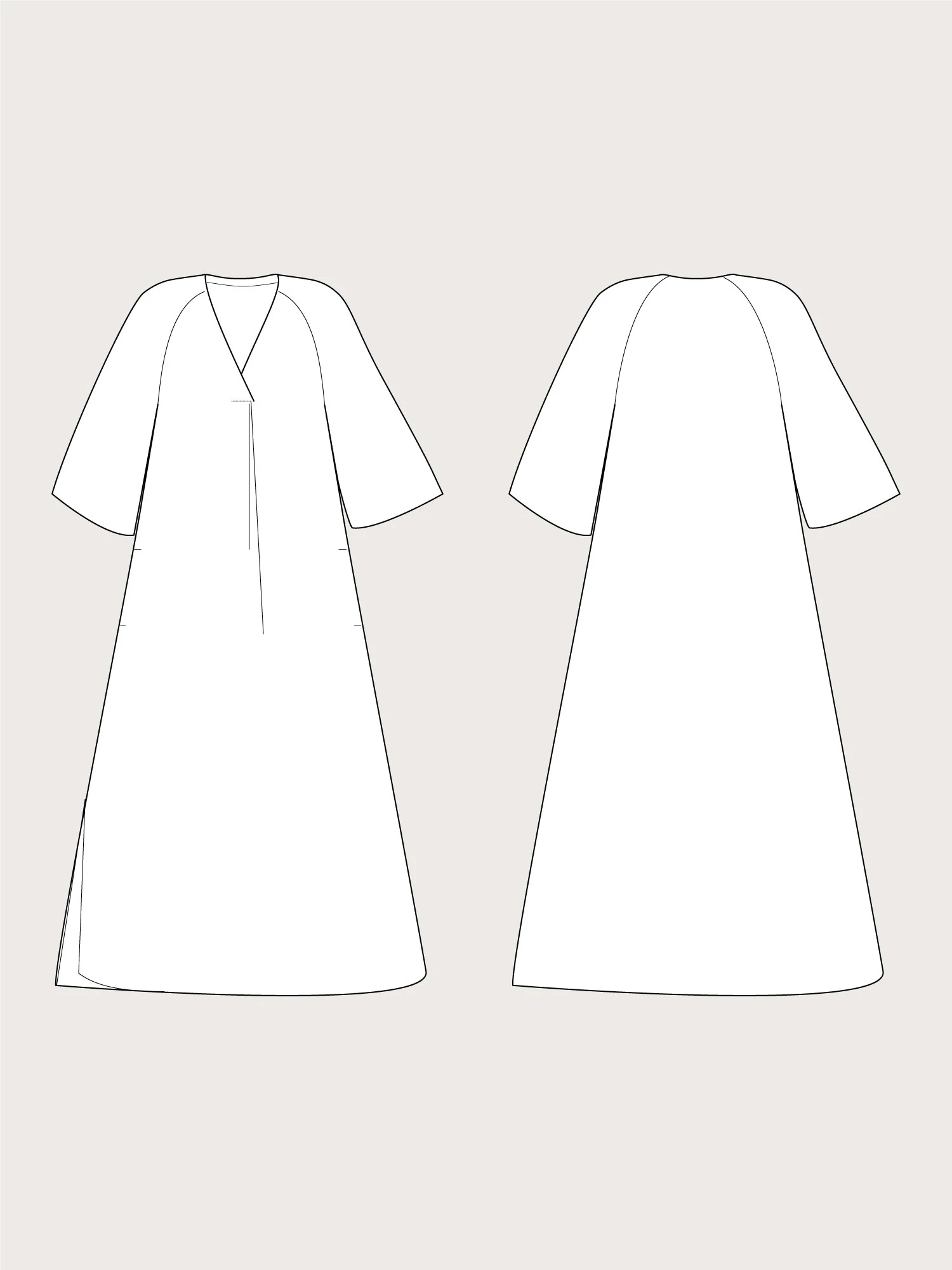 The Assembly Line - Kaftan Dress Pattern (Sizes XS-3XL) 9 The Assembly Line - Kaftan Dress Pattern (Sizes XS-3XL) - Image 7