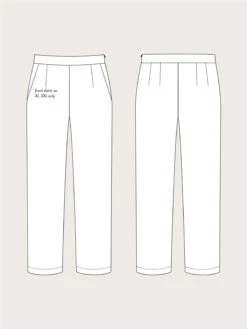 The Assembly Line - Regular Fit Trousers Pattern (Sizes XS-3XL) 27 The Assembly Line - Regular Fit Trousers Pattern (Sizes XS-3XL) -Croft Mill Store assembly line regular fit trousers sketch gallery