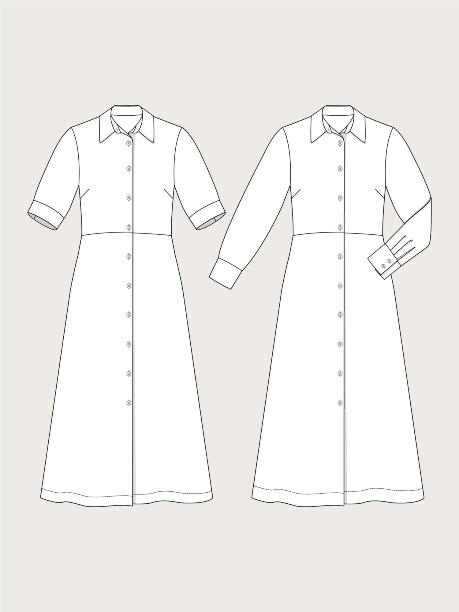 The Assembly Line - Shirt Dress Pattern (Sizes XS-3XL) 15 The Assembly Line - Shirt Dress Pattern (Sizes XS-3XL) - Image 13