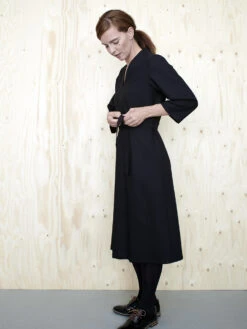 The Assembly Line - V-Neck Dress Pattern (Sizes XS-XXL) 24 The Assembly Line - V-Neck Dress Pattern (Sizes XS-XXL) -Croft Mill Store assembly line vneck dress 3