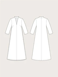 The Assembly Line - V-Neck Dress Pattern (Sizes XS-XXL) 31 The Assembly Line - V-Neck Dress Pattern (Sizes XS-XXL) -Croft Mill Store assembly line vneck dress sketch gallery