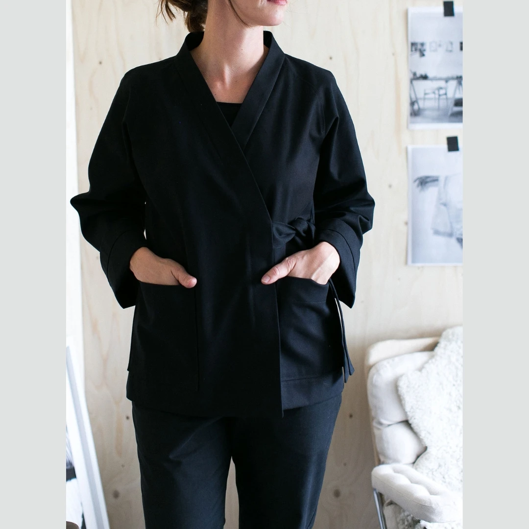 The Assembly Line - Wrap Jacket Pattern (Sizes XS-3XL) 3 The Assembly Line - Wrap Jacket Pattern (Sizes XS-3XL)