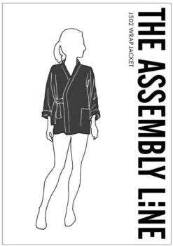 The Assembly Line - Wrap Jacket Pattern (Sizes XS-3XL) 23 The Assembly Line - Wrap Jacket Pattern (Sizes XS-3XL) -Croft Mill Store assembly line wrap jacket frontcover