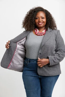 Cashmerette - Auburn Blazer Sewing Pattern (Sizes 12-32) -Croft Mill Store auburn blazer pattern by cashmerette size 12 32 2