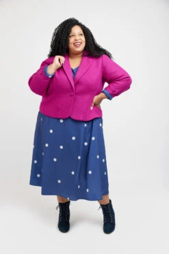 Cashmerette - Auburn Blazer Sewing Pattern (Sizes 12-32) -Croft Mill Store auburn blazer pattern by cashmerette size 12 32 4