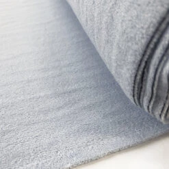 Panda Soft - Ice Blue 8 Panda Soft - Ice Blue -Croft Mill Store bamboo viscose cotton towelling fabric panda soft ice blue roll