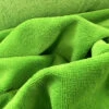Panda Soft - Spring Green 1 Panda Soft - Spring Green -Croft Mill Store bamboo viscose cotton towelling fabric panda soft spring green cu