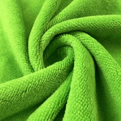 Panda Soft - Spring Green 9 Panda Soft - Spring Green -Croft Mill Store bamboo viscose cotton towelling fabric panda soft spring green twist2