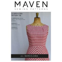 Maven - Barcelona Dress Sewing Pattern (Sizes 8-18) 18 Maven - Barcelona Dress Sewing Pattern (Sizes 8-18) -Croft Mill Store barcelona dress pattern maven cover gallery
