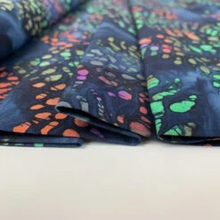 Batik - Multi B 11 Batik - Multi B -Croft Mill Store batik fabric abstract multi b side fold