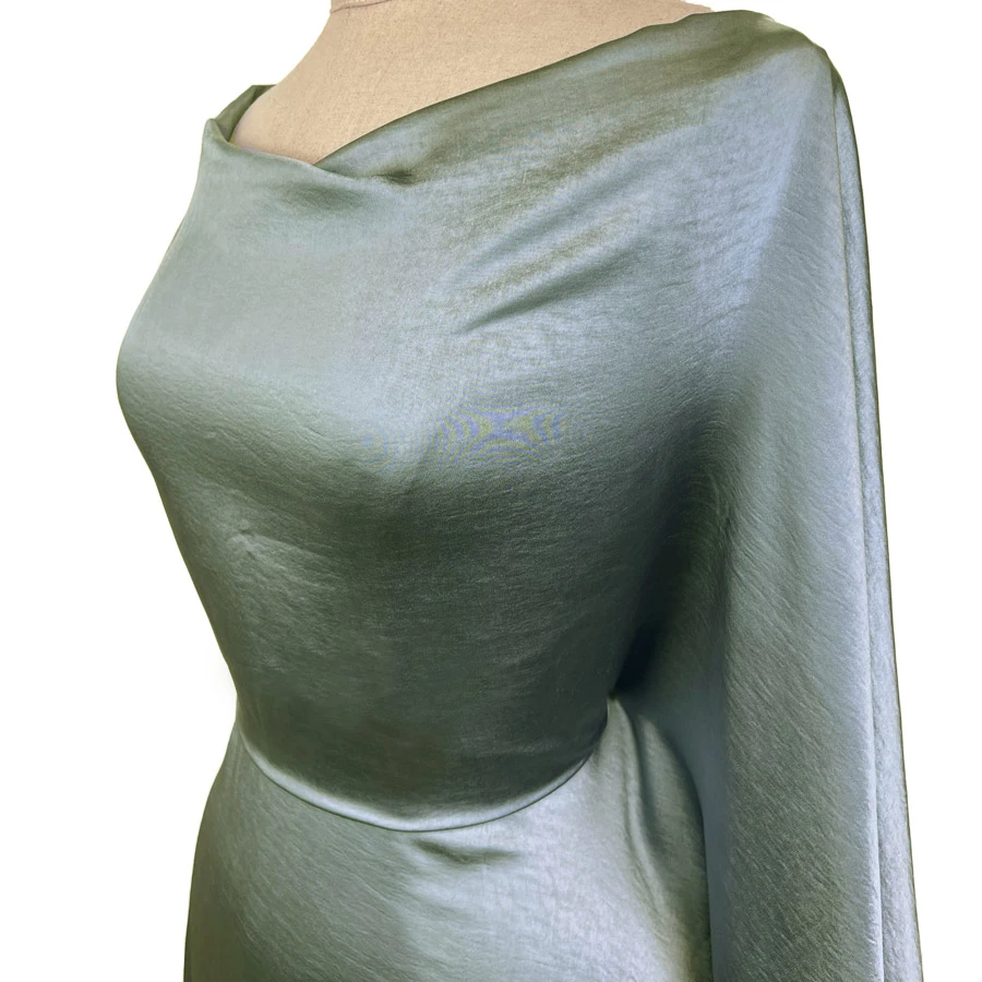 Bella Satin Stretch - Mint 4 Bella Satin Stretch - Mint - Image 2