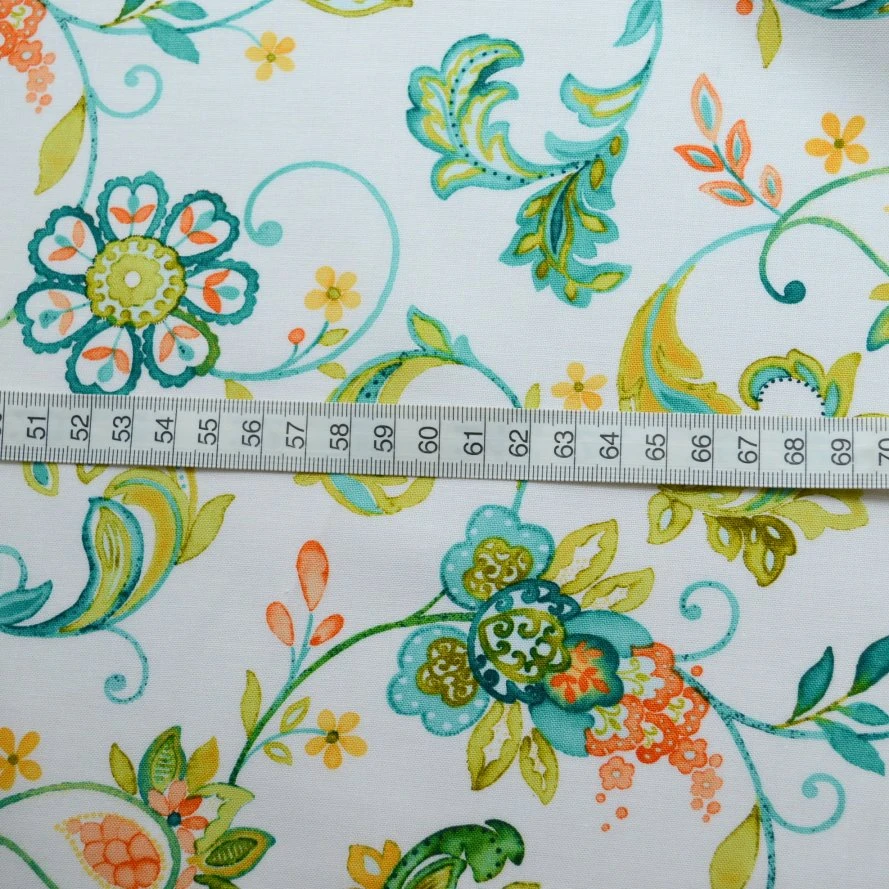 Benartex - Aria - Floral Vine White Peach 4 Benartex - Aria - Floral Vine White Peach - Image 2