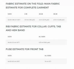 Croft Mill Store -Croft Mill Store bert knit top pattern by style arc backcover 1