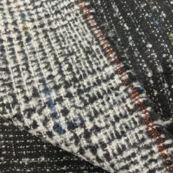 Big Tweed 20 Big Tweed -Croft Mill Store big tweed black white checked coating jacketing wool fabric fabric photo