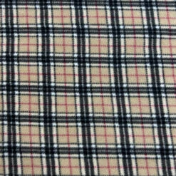 Blurb Berry 9 Blurb Berry -Croft Mill Store blurb berry check fleece polyester beige coating fabric print