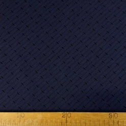 Bonded Cotton - Mackintosh 7 Bonded Cotton - Mackintosh -Croft Mill Store bonded cotton mackintosh navy water resistant uk coat fabric ruler