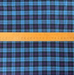 Brushed Tartan - Navy + Pink 7 Brushed Tartan - Navy + Pink -Croft Mill Store brushed tartan navy pink scale