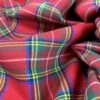Brushed Tartan - Scotty 1 Brushed Tartan - Scotty -Croft Mill Store brushed tartan scotty brushed cotton tartan shirt material fold