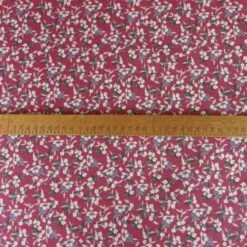 Autumnal Equinox - Molti Flori - Pink 7 Autumnal Equinox - Molti Flori - Pink -Croft Mill Store brushed cotton fabric autumnal equinox molti flori pink ruler