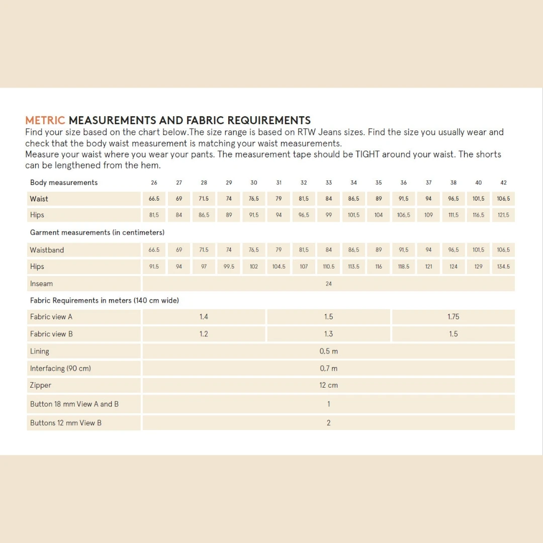 Wardrobe By Me - Men’s Cargo Shorts Pattern (Sizes 27-36) 5 Wardrobe By Me - Men’s Cargo Shorts Pattern (Sizes 27-36) - Image 3