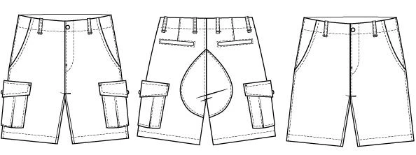 Wardrobe By Me - Men’s Cargo Shorts Pattern (Sizes 27-36) 13 Wardrobe By Me - Men’s Cargo Shorts Pattern (Sizes 27-36) - Image 11