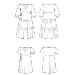 Cashmerette - Roseclair Dress Pattern (Sizes 12-32) 19 Cashmerette - Roseclair Dress Pattern (Sizes 12-32) -Croft Mill Store cashmerette roseclair dress size 12 32 8