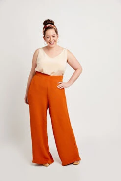 Cashmerette - Calder Pants & Shorts Pattern (Sizes 12-32) -Croft Mill Store cashmerette calder pants and shorts sewing pattern 2