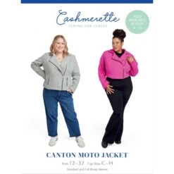 Cashmerette - Canton Moto Jacket Pattern (Sizes 12-32)