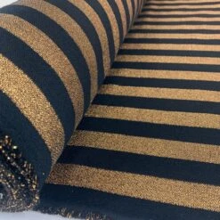 Catwalk - Bella -Croft Mill Store catwalk bella metallic party dress fabric gold stripes horizontal 66 wool 22 polyester 12 nylon roll