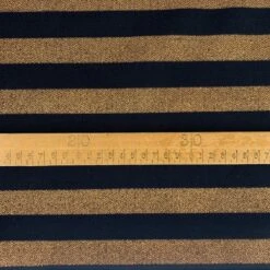 Catwalk - Bella -Croft Mill Store catwalk bella metallic party dress fabric gold stripes horizontal 66 wool 22 polyester 12 nylon scale