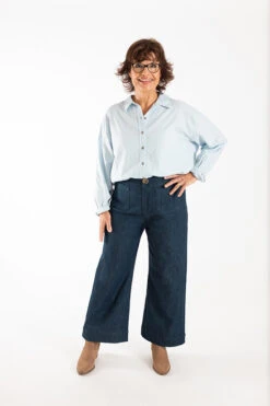 Chalk & Notch Patterns - Isle Jeans Sewing Pattern -Croft Mill Store chalk and notch patterns isle jeans sewing pattern 3