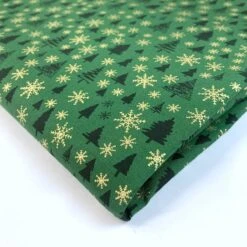 Christmas Cotton - Winter Forest - Green