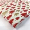 Christmas Cotton - Glitter Trees 1 Christmas Cotton - Glitter Trees -Croft Mill Store christmas cottons glitter trees ivory red gold fold
